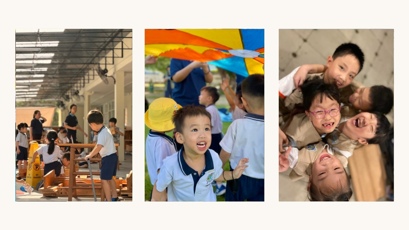 A focused lesson moment with WhyteHouse children