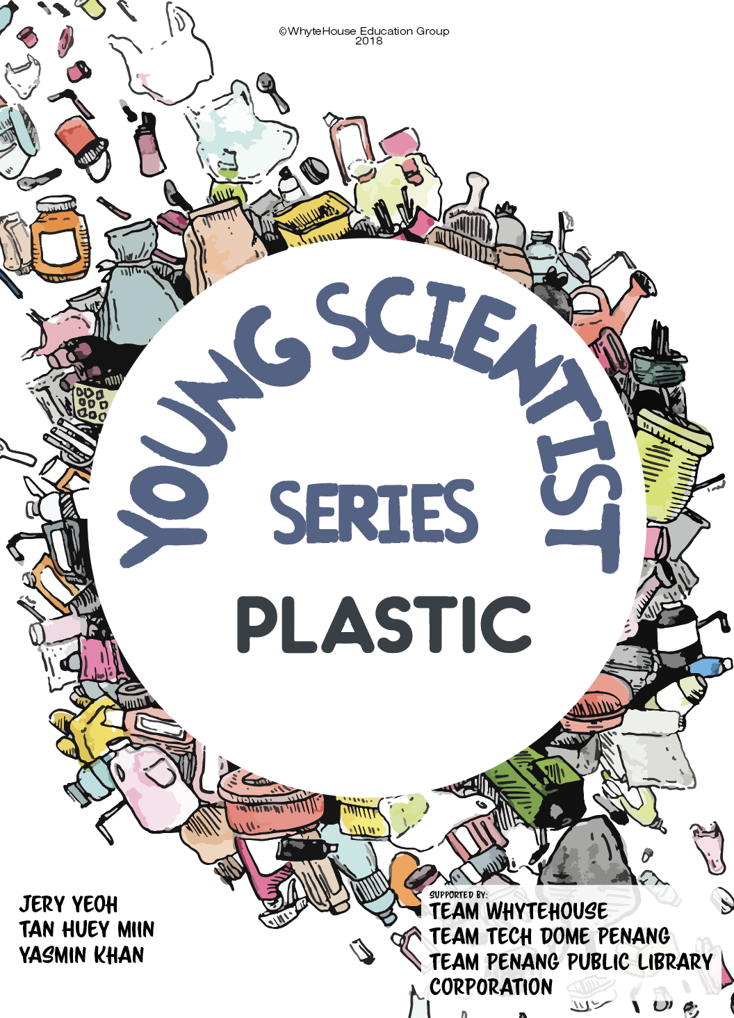 Plastic book cover