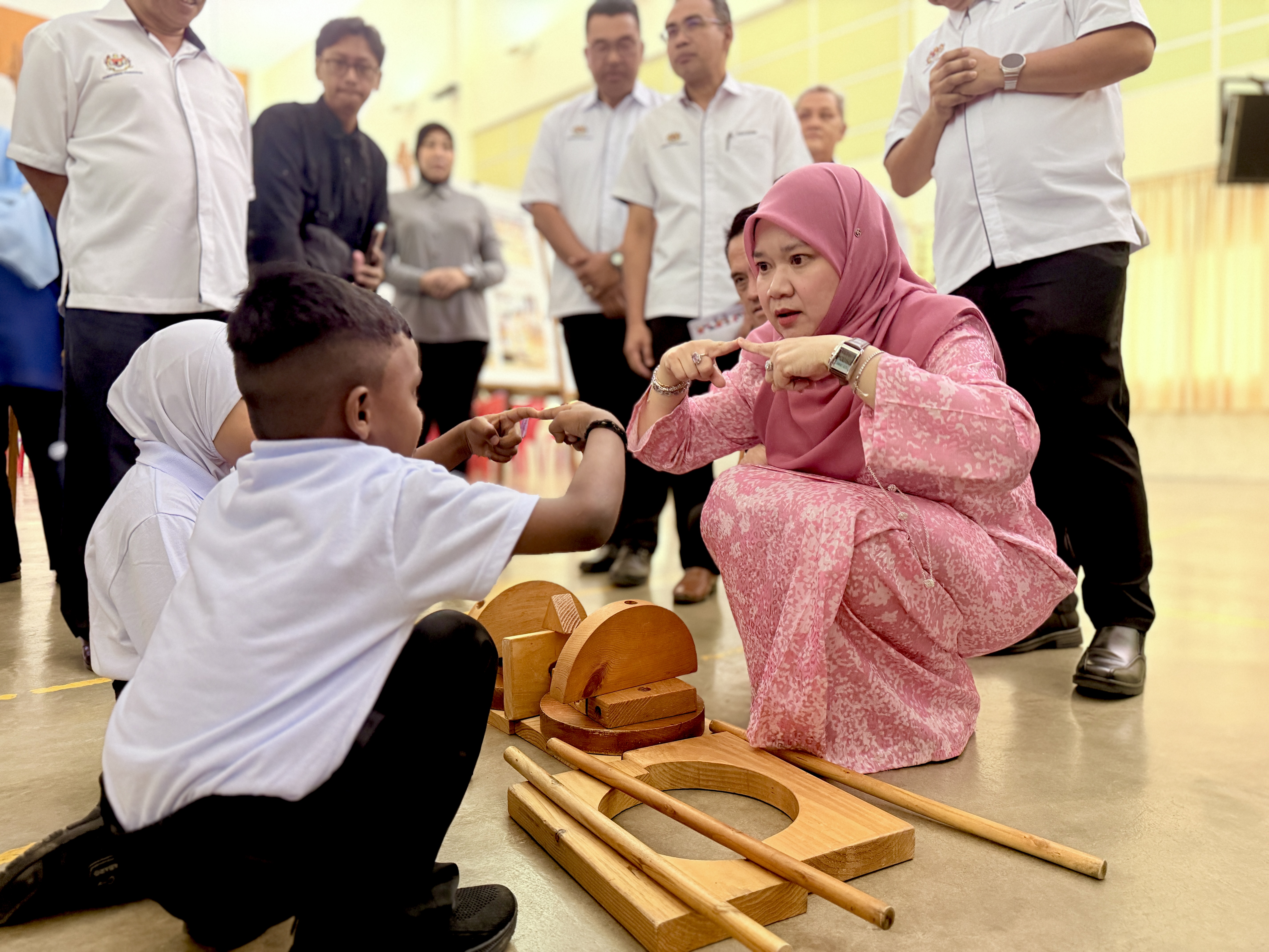 Ministry of Education Visits play experience